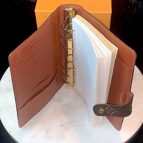 LOUIS VUITTON MONOGRAM AGENDA MM VINTAGE DAY PLANNER - Picture 8 of 14